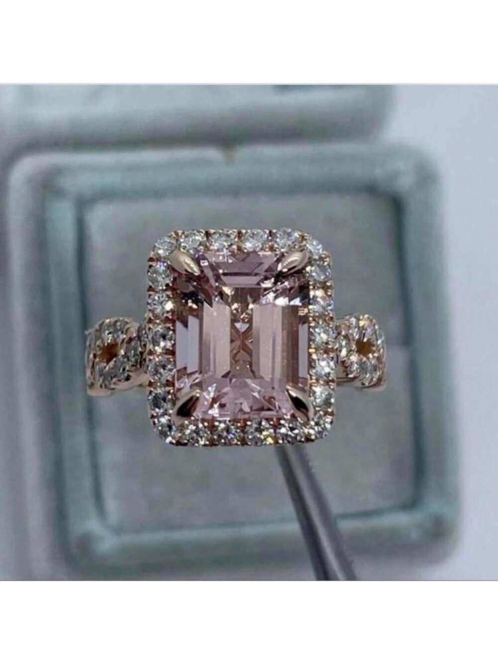 New rose gold plated ring Size 7